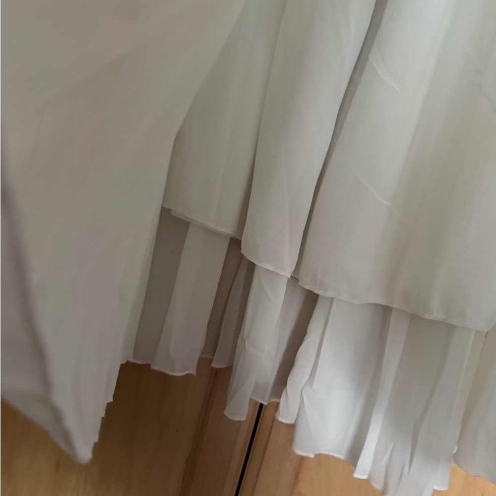 Elegant White Maxi Skirt - Picture 5 of 8